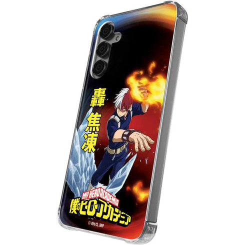 My Hero Academia Shoto Todoroki Season 4 Galaxy S24 Plus Clear Case